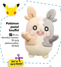 Intertoys Pokemon pastel knuffel aanbieding