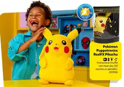 Intertoys Pokemon puppetronics realfx pikachu aanbieding