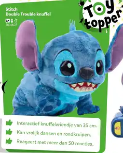Intertoys Stitch Double Trouble knuffel aanbieding