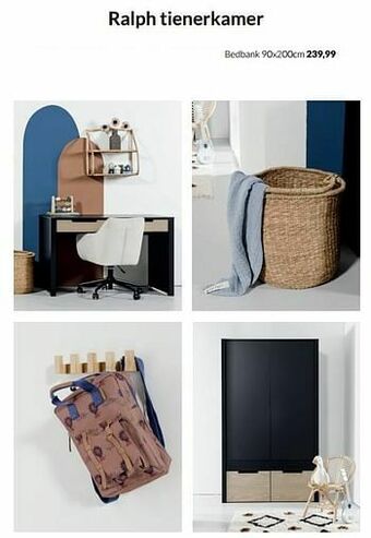 BabyPark Ralph tienerkamer bedbank aanbieding