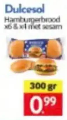 Tanger Markt Dulcesol hamburgerbrood aanbieding
