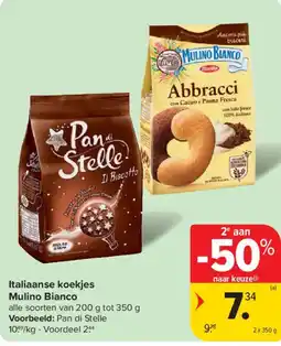 Carrefour Market Italiaanse koekjes Mulino Bianco aanbieding