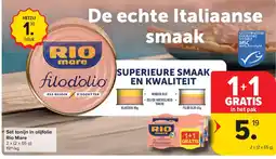 Carrefour Market Set tonijn in olijfolie Rio Mare aanbieding