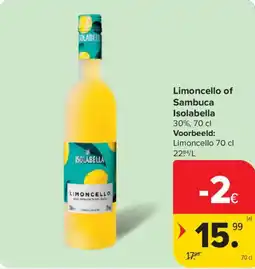 Carrefour Market Limoncello isolabella aanbieding