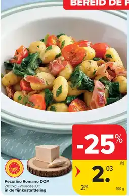 Carrefour Market Pecorino Romano DOP aanbieding
