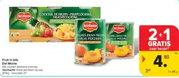 Carrefour Market Fruit in blik Del Monte aanbieding