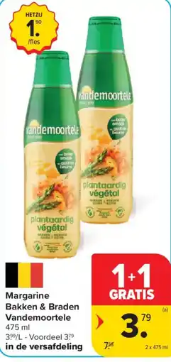 Carrefour Market Margarine Bakken & Braden Vandemoortele aanbieding