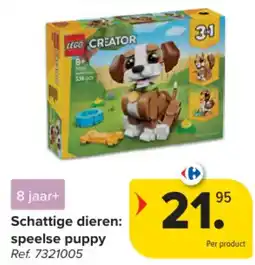 Carrefour Schattige dieren: speelse puppy aanbieding