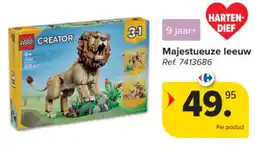 Carrefour Majestueuze leeuw aanbieding