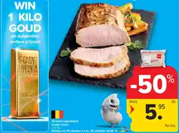 Carrefour Market Varkensruggebraad zonder been aanbieding