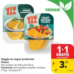 Carrefour Market Vivera plant-based crispy chicken fillets aanbieding