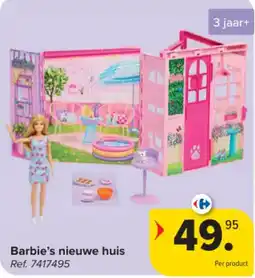 Carrefour Barbie's nieuwe huis aanbieding