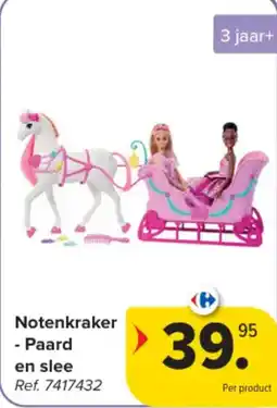 Carrefour Notenkraker - Paard en slee aanbieding