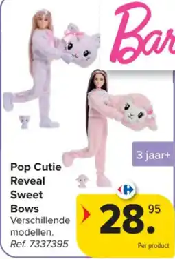 Carrefour Pop Cutie Reveal Sweet Bows aanbieding