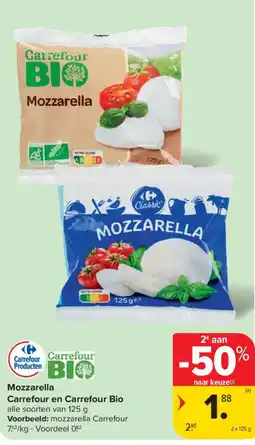 Carrefour Market Mozzarella aanbieding