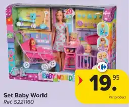 Carrefour Set Baby World aanbieding