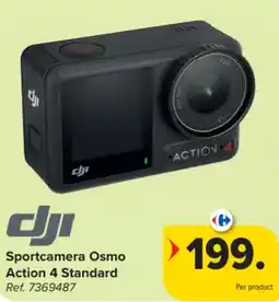 Carrefour Sportcamera Osmo Action 4 Standard aanbieding