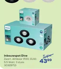 Supra Bazar Inbouwspot Dive aanbieding