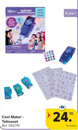 Carrefour Cool Maker - Tattooset aanbieding