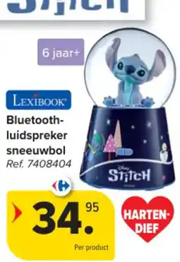 Carrefour Bluetooth-luidspreker sneeuwbol aanbieding