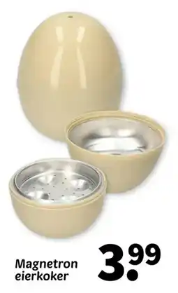 Wibra Magnetron eierkoker aanbieding