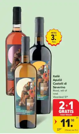 Carrefour Market Italië Apulië Castelli di Severino aanbieding
