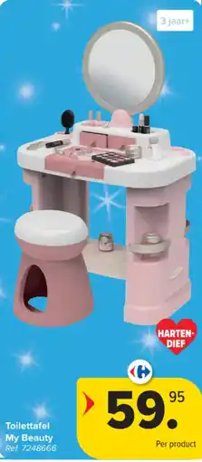 Carrefour Toilettafel My Beauty aanbieding