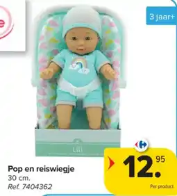 Carrefour Pop en reiswiegje aanbieding