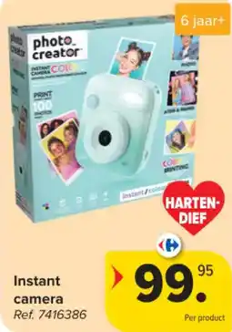 Carrefour Instant camera aanbieding