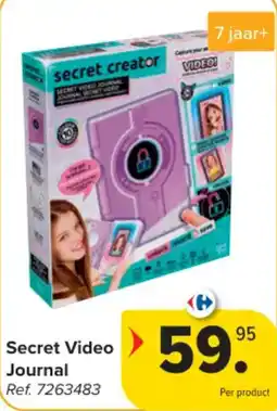 Carrefour Secret Video Journal aanbieding