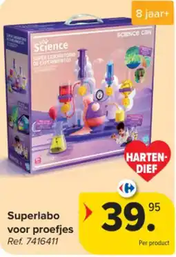 Carrefour Superlabo voor proefjes aanbieding