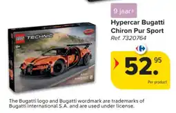 Carrefour Hypercar Bugatti Chiron Pur Sport aanbieding
