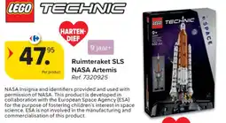 Carrefour Ruimteraket SLS NASA Artemis aanbieding