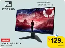 Carrefour Scherm Legion R27S aanbieding