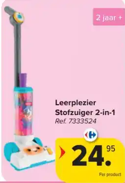 Carrefour Leerplezier Stofzuiger 2-in-1 aanbieding
