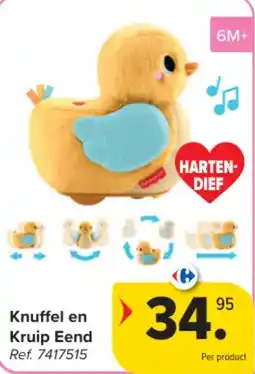 Carrefour Knuffel en Kruip Eend aanbieding