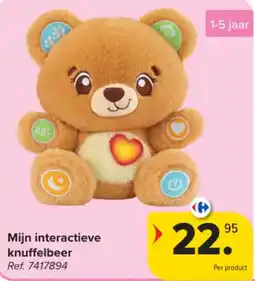 Carrefour Mijn interactieve knuffelbeer aanbieding