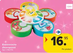 Carrefour Elektronische dierenpuzzel aanbieding