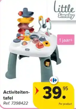 Carrefour Activiteiten-tafel aanbieding
