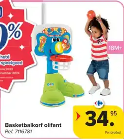 Carrefour Basketbalkorf olifant aanbieding
