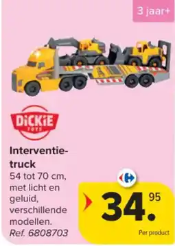 Carrefour Interventie-truck aanbieding