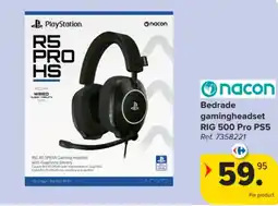 Carrefour Bedrade gamingheadset RIG 500 Pro PS5 aanbieding