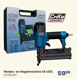Supra Bazar Nietjes- en Nagelmachine CK-201 aanbieding