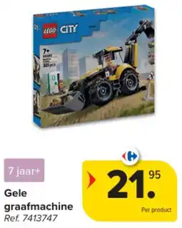 Carrefour Gele graafmachine aanbieding