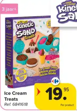 Carrefour Kinetic sand ice cream treats aanbieding