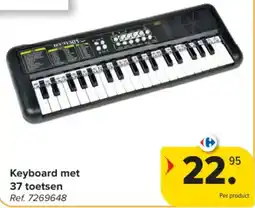 Carrefour Keyboard met 37 toetsen aanbieding