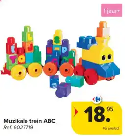 Carrefour Muzikale trein ABC aanbieding