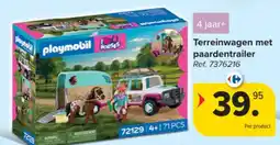 Carrefour Terreinwagen met paardentrailer aanbieding