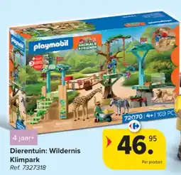 Carrefour Dierentuin: Wildernis Klimpark aanbieding