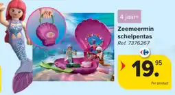 Carrefour Zeemeermin schelpentas aanbieding